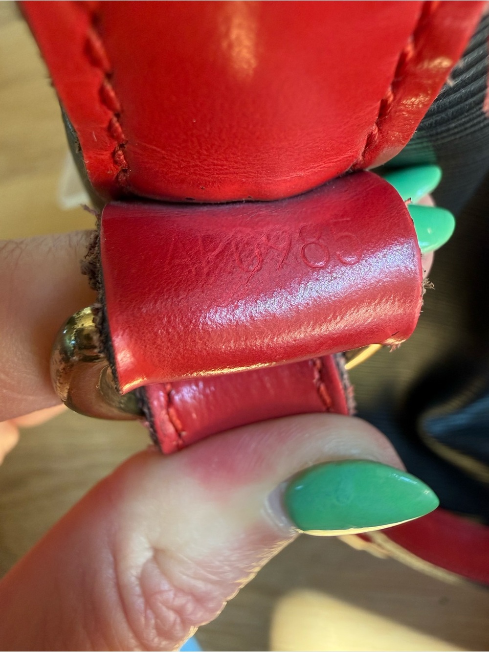 Louis Vuitton Epi Leather Black & Red Noe’ Large Bucket Handbag - Picture 14 of 17